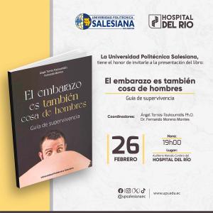 Afiche del Presentación del libro: El embarazo es también cosa de hombres